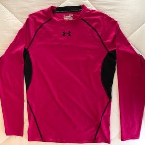 Men’s Under Armour Pink HeatGear Compression Top